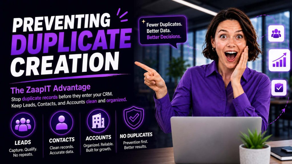 Preventing Duplicate Creation: The ZaapIT Advantage